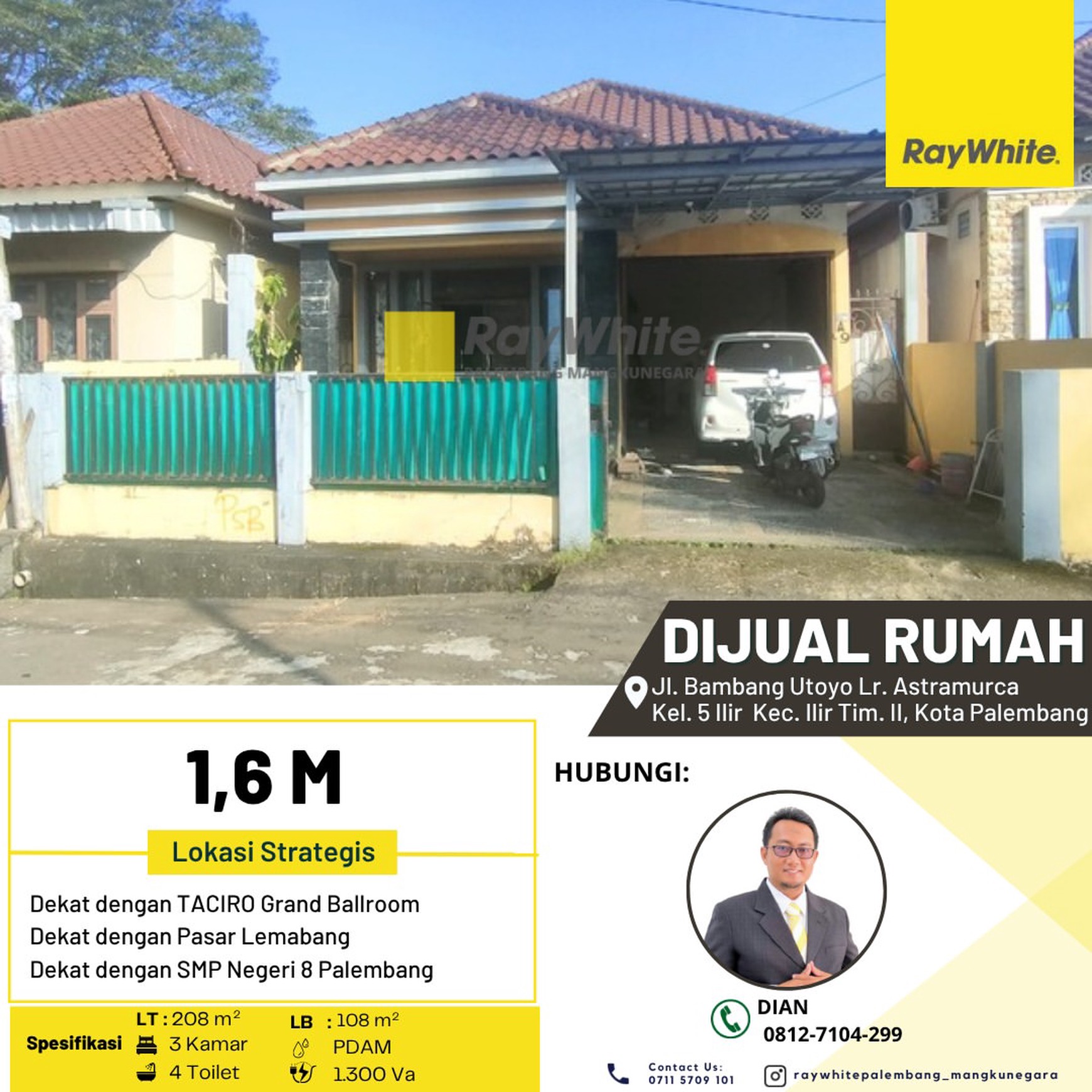 Di Jualo Rumah Strategis - Jl. Bambang Utoyo