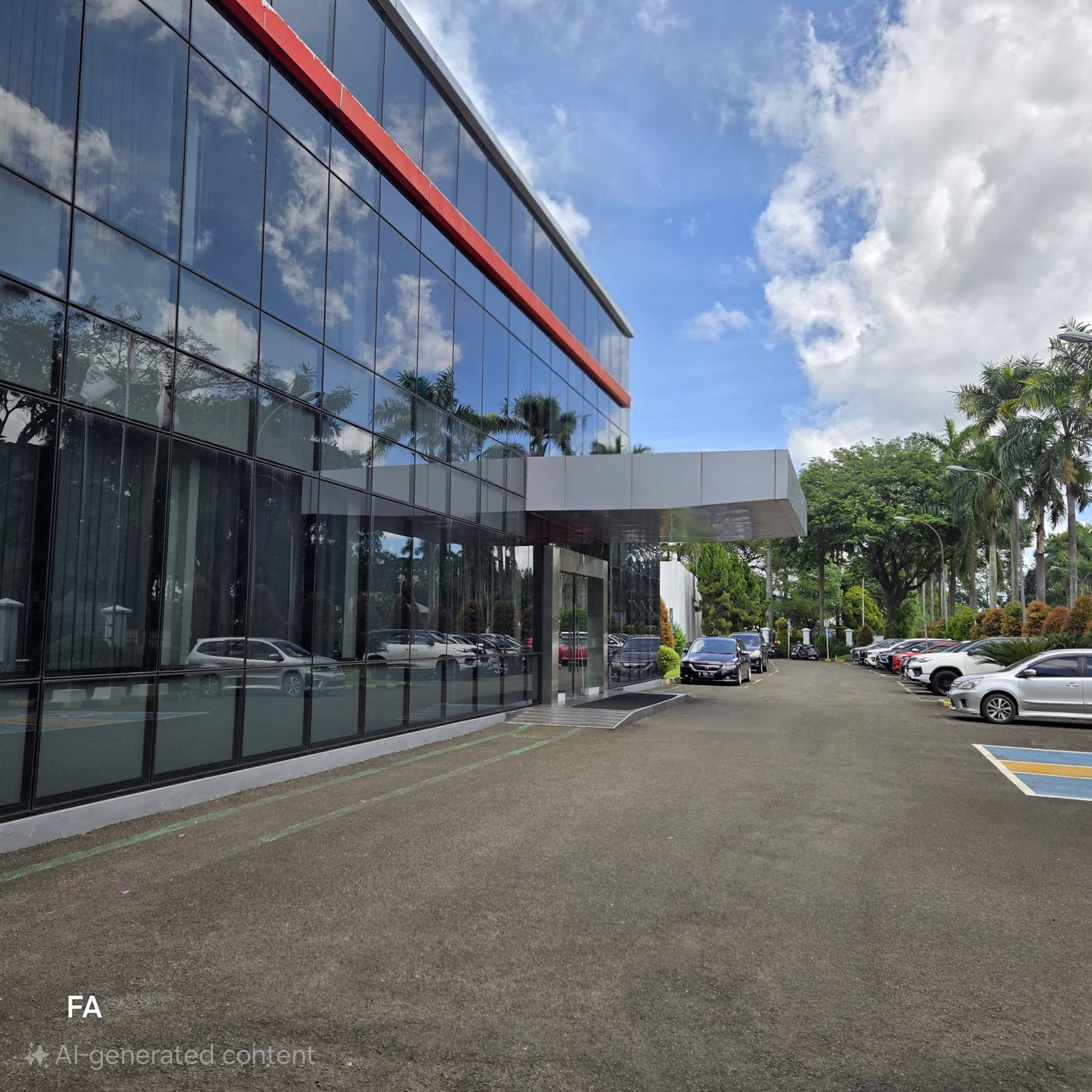 Gedung kantor + Warehouse Ready to use luas 9614 m2 di Taman Tekno BSD