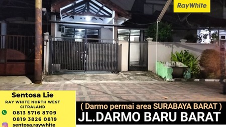 Murah Luas Rumah Darmo Permai Area Darmo Baru Barat - Sukomanunggal Surabaya Dekat Kupang Indah, Hr Muhammad, Akses Tol Satelit
