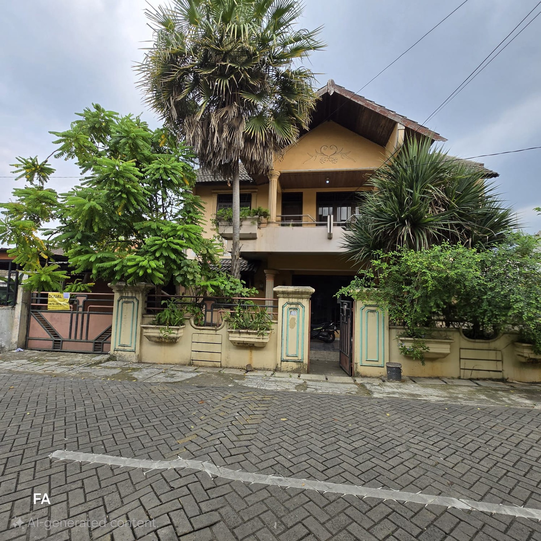 Rumah 2 lantai luas 300 m2 di jalan Bima , Kavling Agraria. Karawaci Tanggerang kota