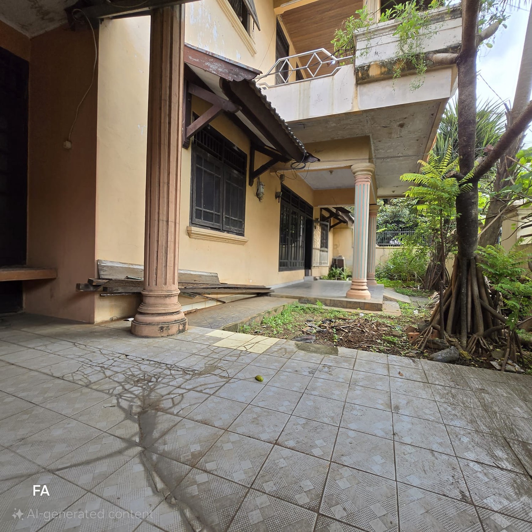 Rumah 2 lantai luas 300 m2 di jalan Bima , Kavling Agraria. Karawaci Tanggerang kota