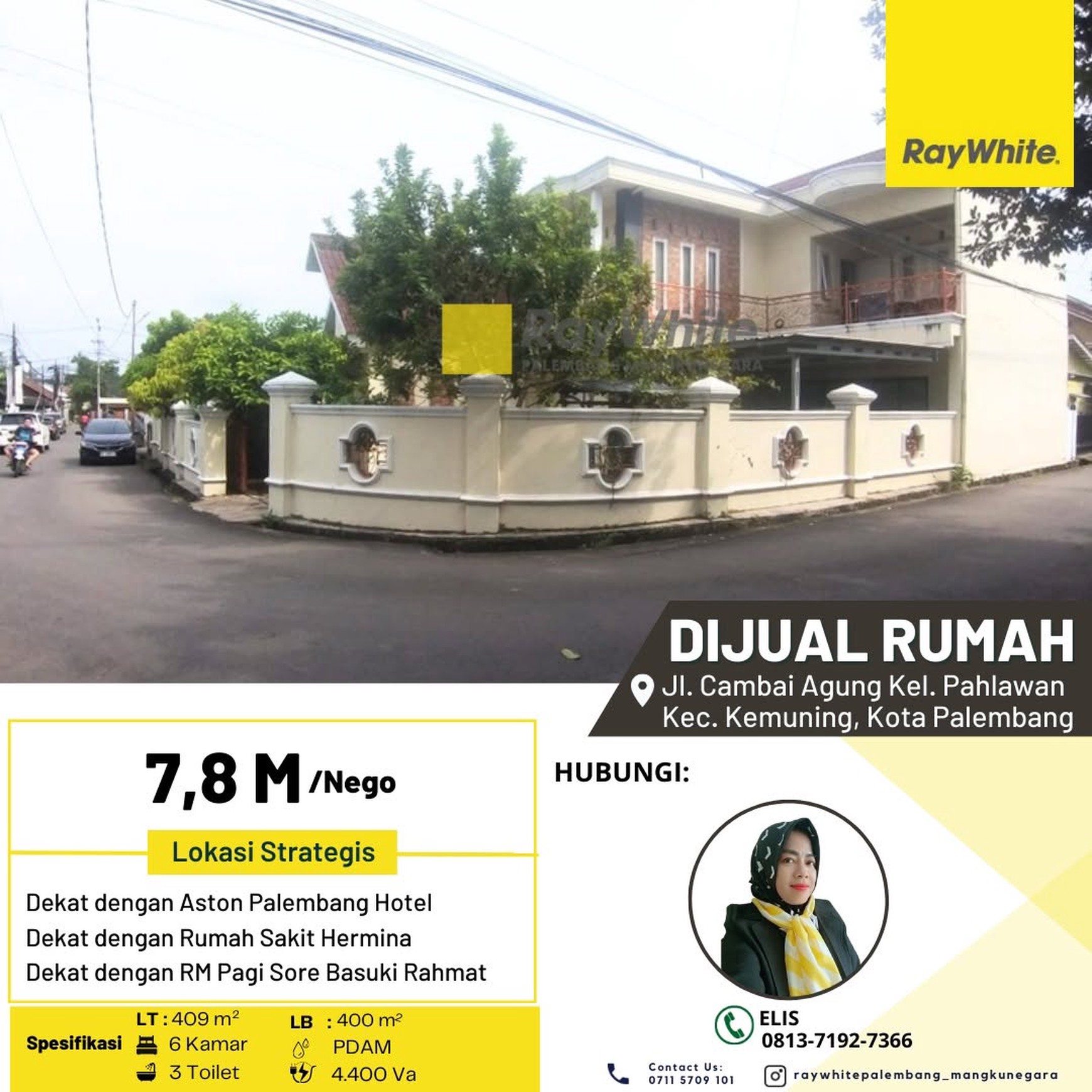 dijual cepat strategis dipusat kota