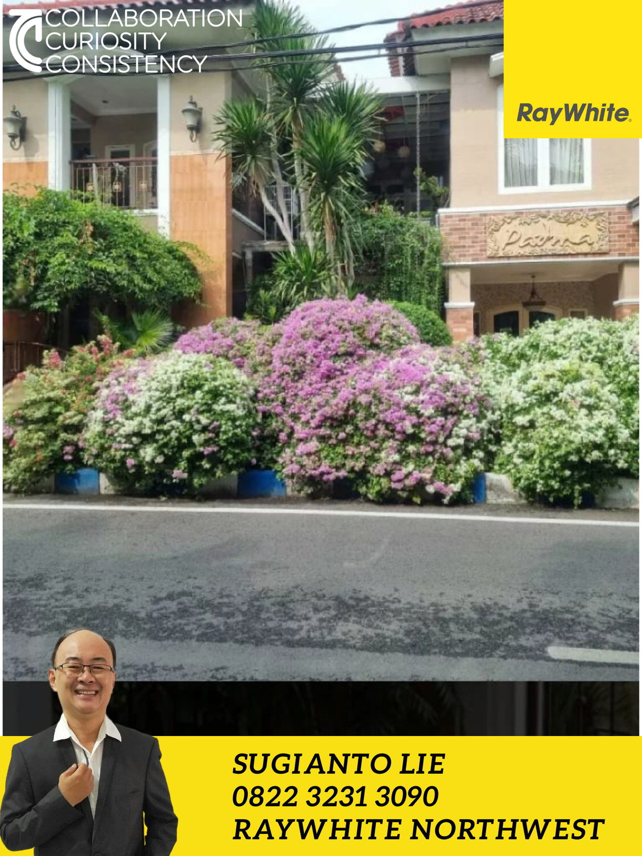 Rumah  Full Furnished nyaman banget, dekat Masjid Agung Al-Akbar Surabaya jl.Raya Taman Indah