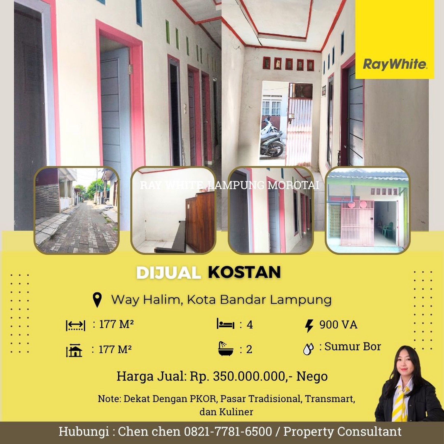 rumah kosan murah way halim