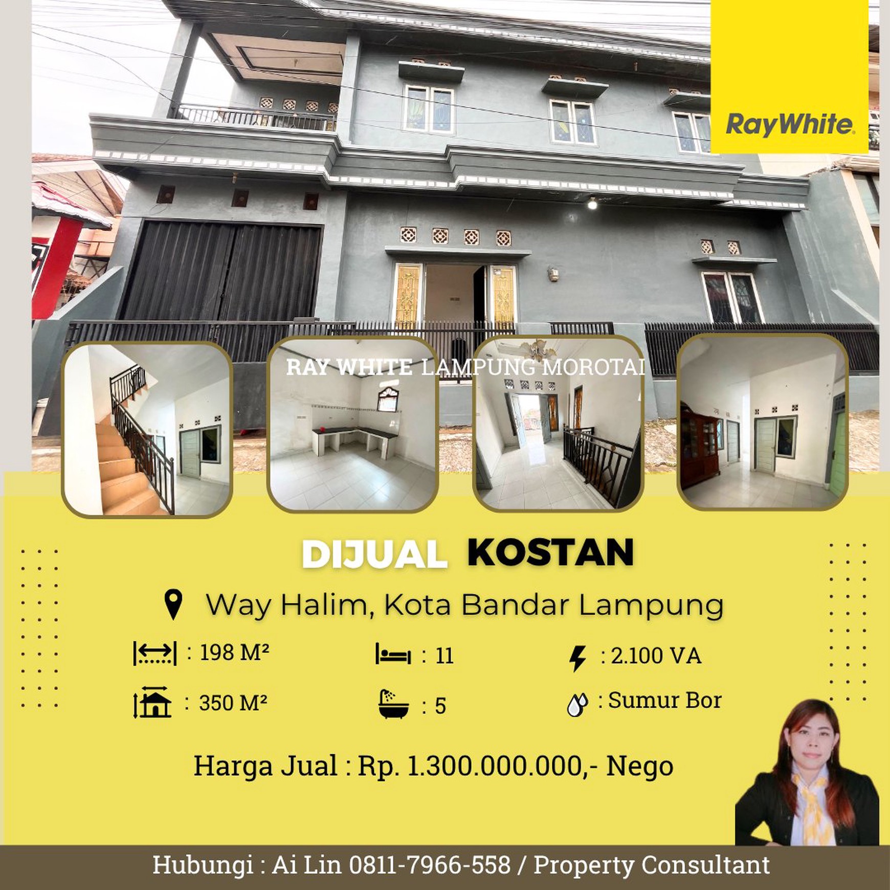 rumah kosan murah way halim