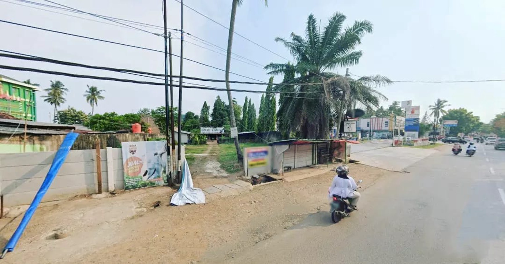 Tanah kosong dijalan Utama Jalur Dua Sultan Agung Way Halim, Bandar Lampung (Lampung)