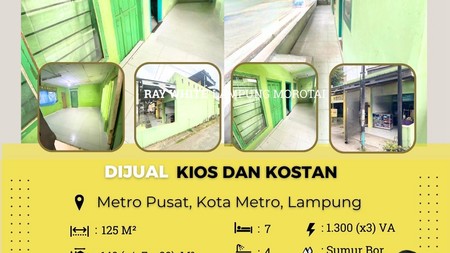 rumah kosan murah metro pusat
