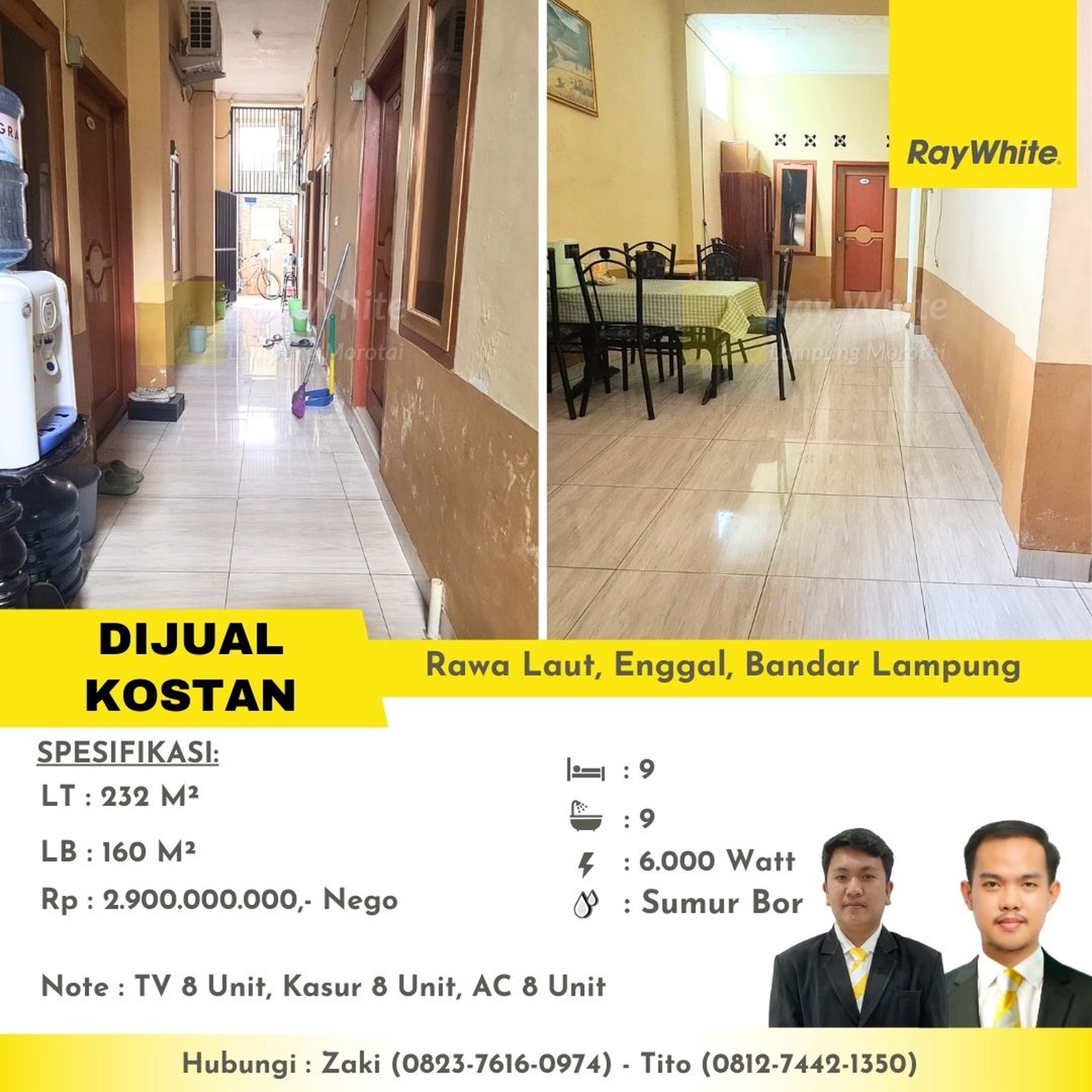 dijual kosan murah rawalaut