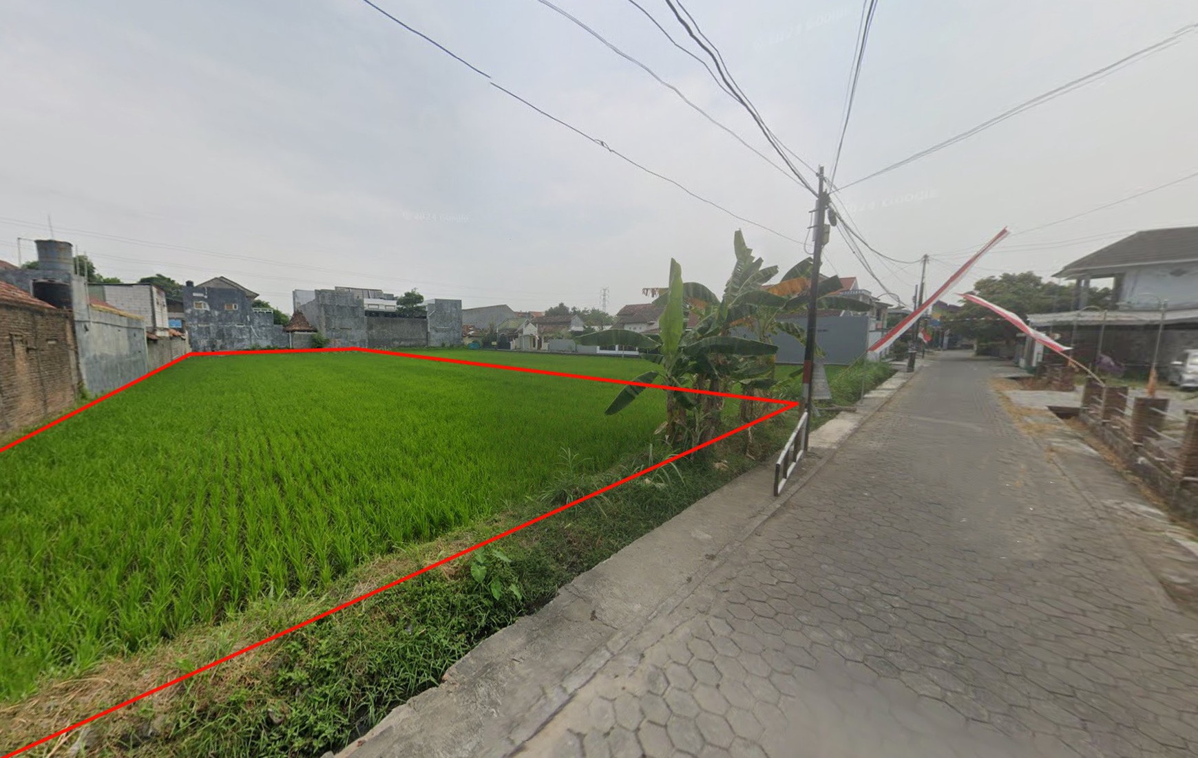 Tanah Sawah 1.313 Meter Persegi Cocok Untuk Kost Ngestiharjo Kasihan Bantul