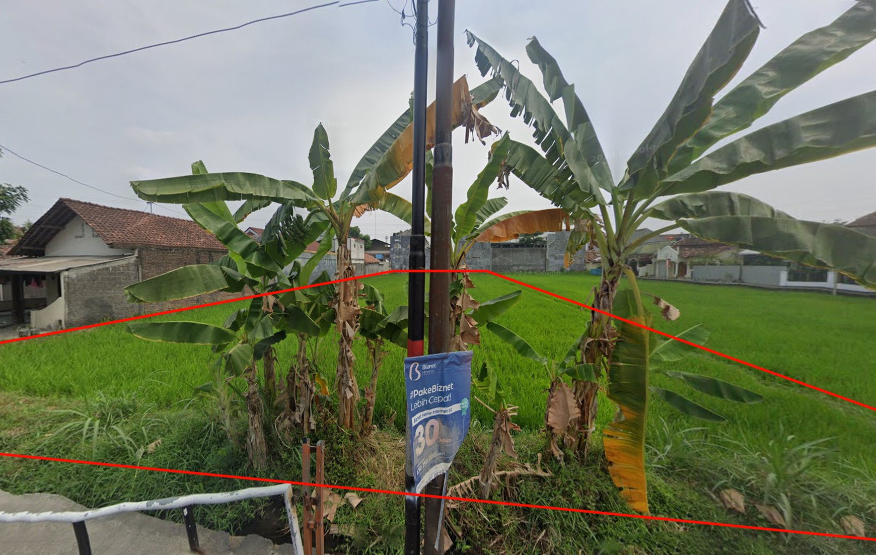 Tanah Sawah 1.313 Meter Persegi Cocok Untuk Kost Ngestiharjo Kasihan Bantul
