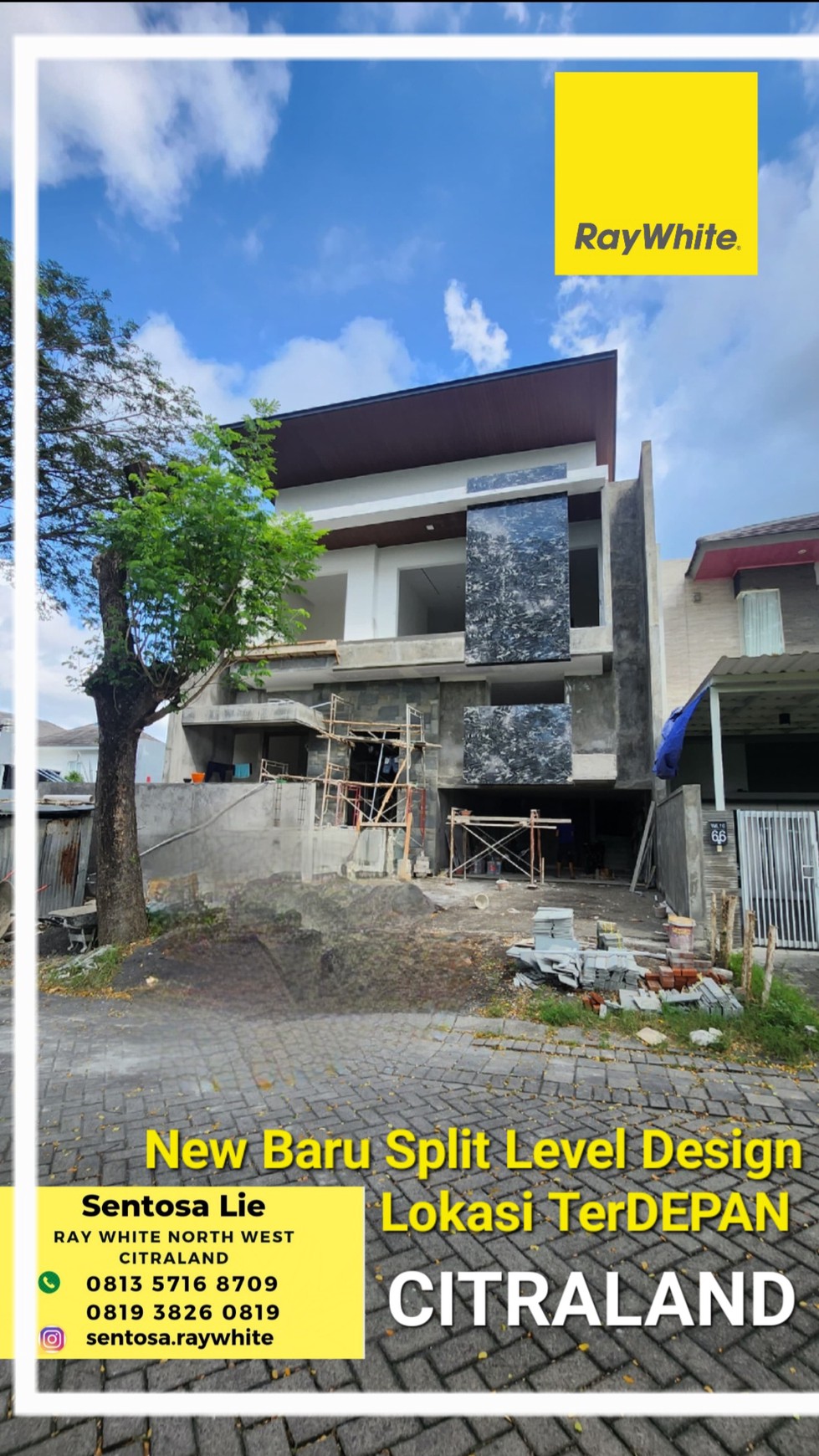 Dijual Rumah Baru Citraland Waterfront ' Woodland - Eastwood Spesial Row Jalan 4 Mobil Modern Mewah Lokasi Terdepan