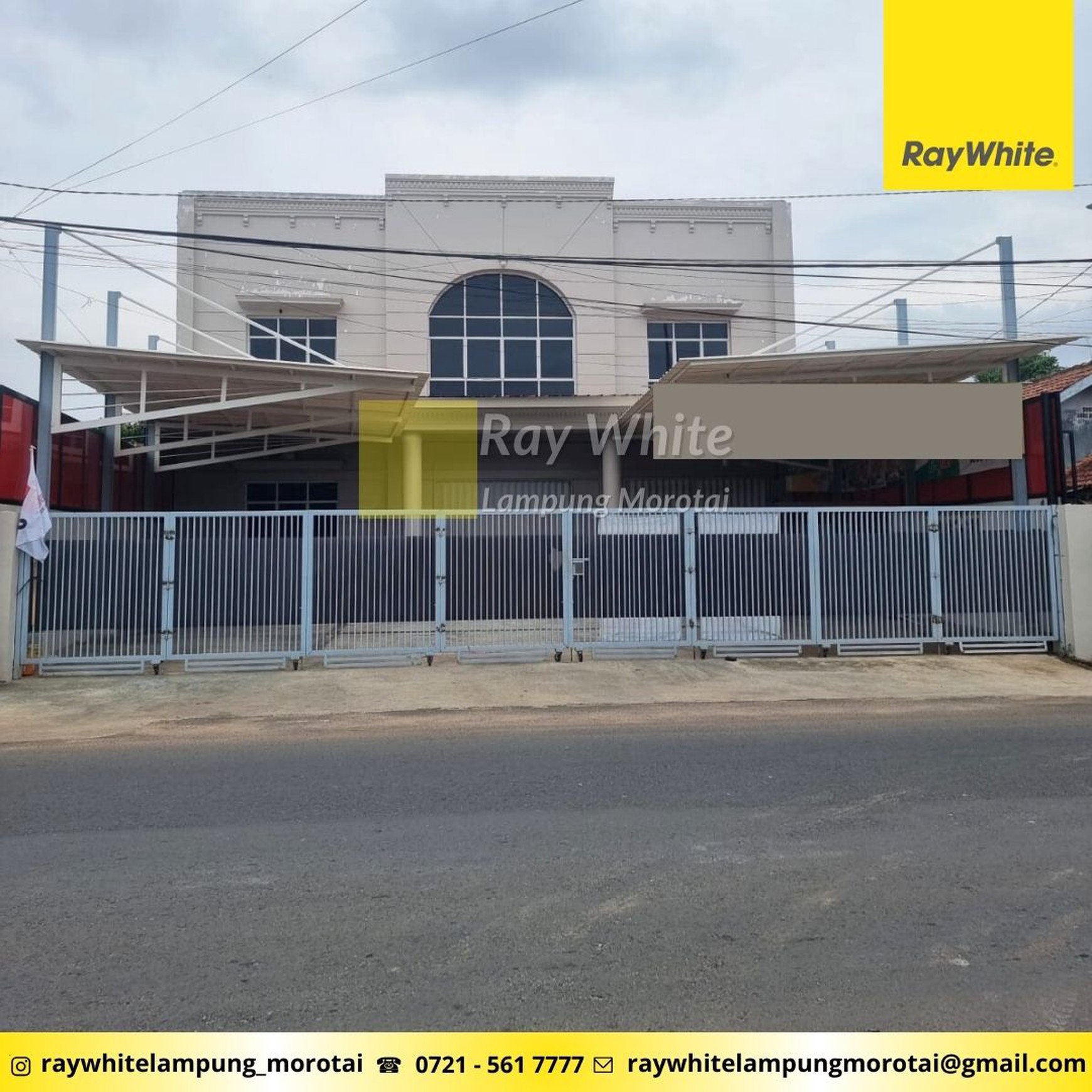 Dijual Ruko 3 Pintu Plong atau Gedung Kantor di Kedamaian