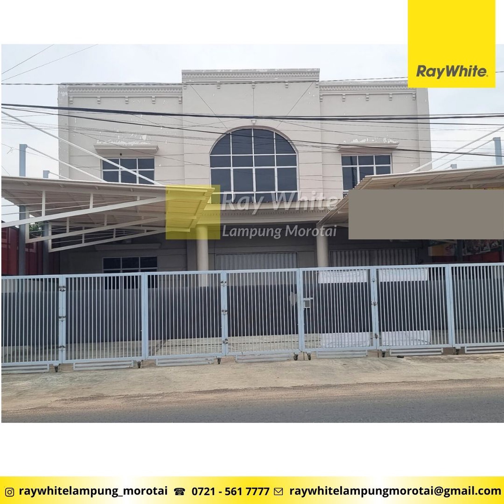 Dijual Ruko 3 Pintu Plong atau Gedung Kantor di Kedamaian