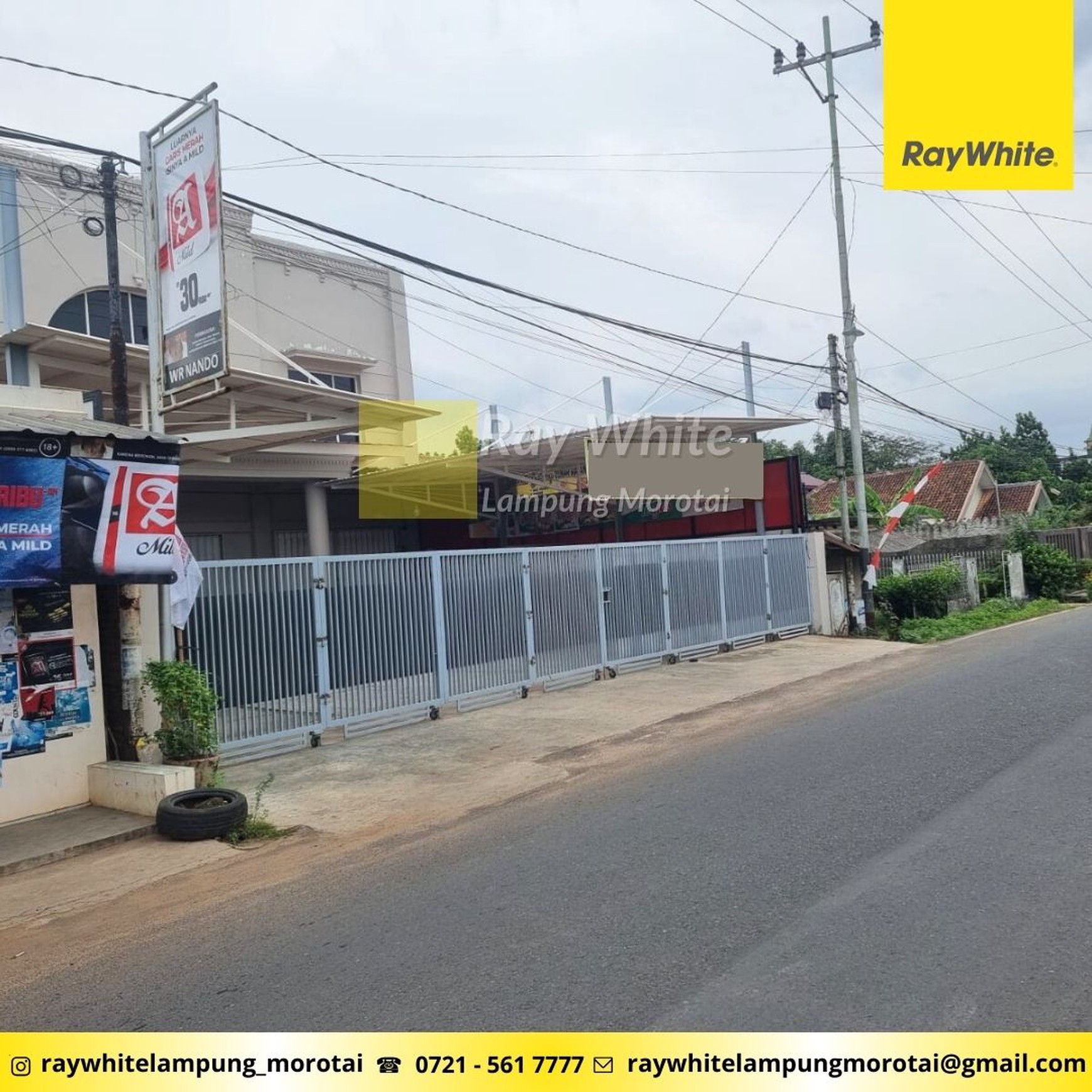 Dijual Ruko 3 Pintu Plong atau Gedung Kantor di Kedamaian