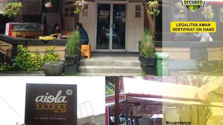 DIJUAL RUMAH USAHA KOMERSIAL PUSAT KOTA SURABAYA KONDISI TERSEWA LONG TERM