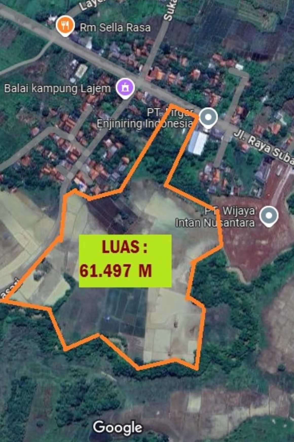 Rumah Hitung Tanah Area Cipete