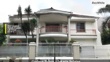 FOR SALE Rumah 2 Lantai Murah Mendekati NJOP Gudang Peluru Raya Tebet Jakarta Selatan