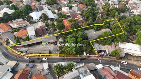 Tanah Posisi Hook Seluas 2780 m2 - di Lokasi Strategis Ciputat