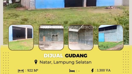 jual gudang murah natar lampung selatan