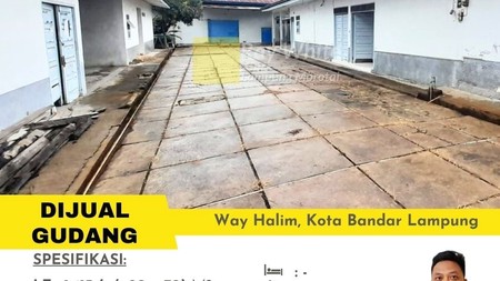 jual gudang murah way halim