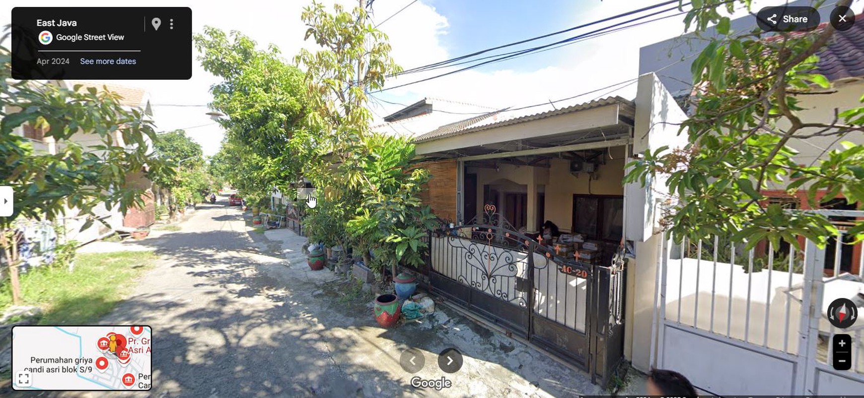 Jual Rumah Asset Lelang |Perum Griya Candi Asri Blok AC,Sidoarjo