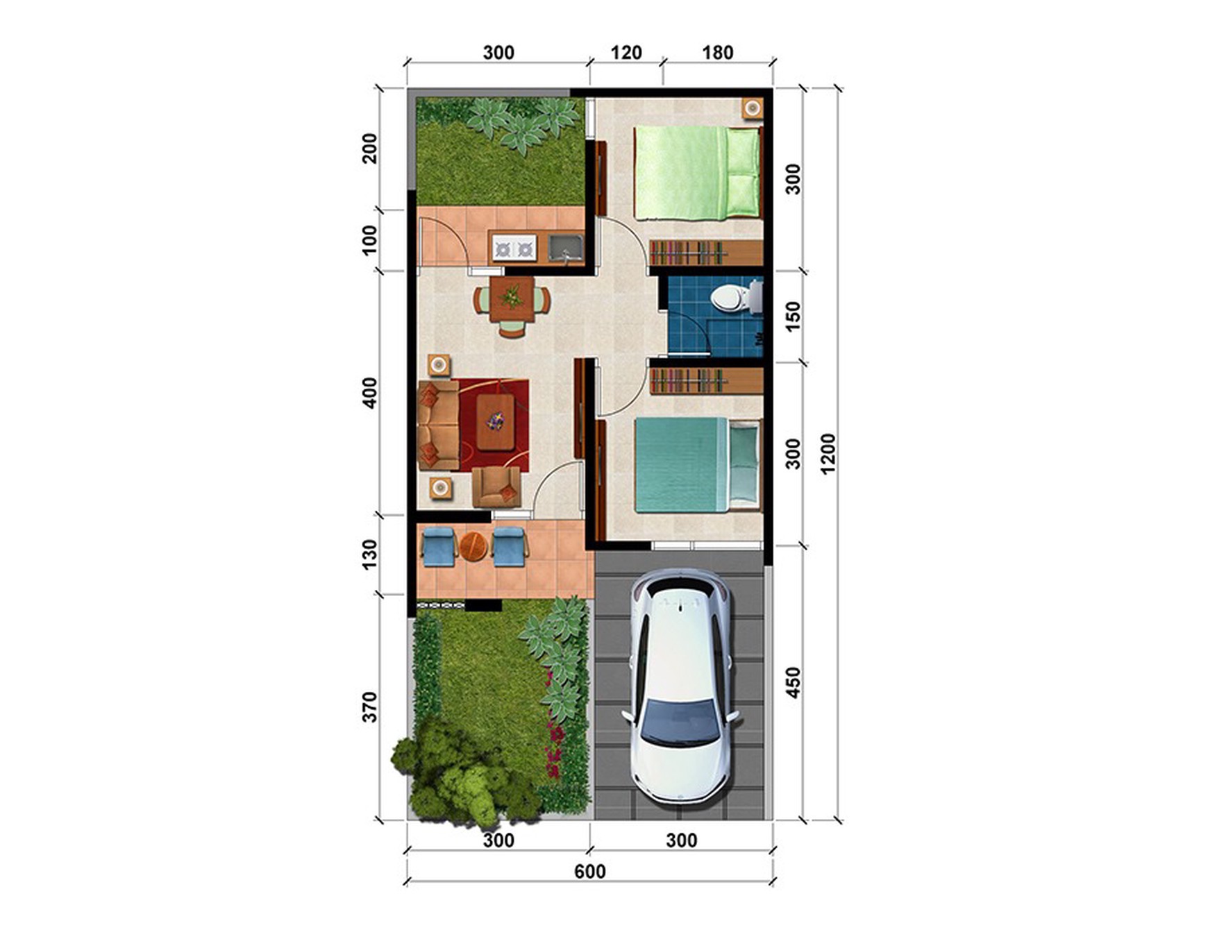 Rumah Siap Huni 2 Lantai Strategis