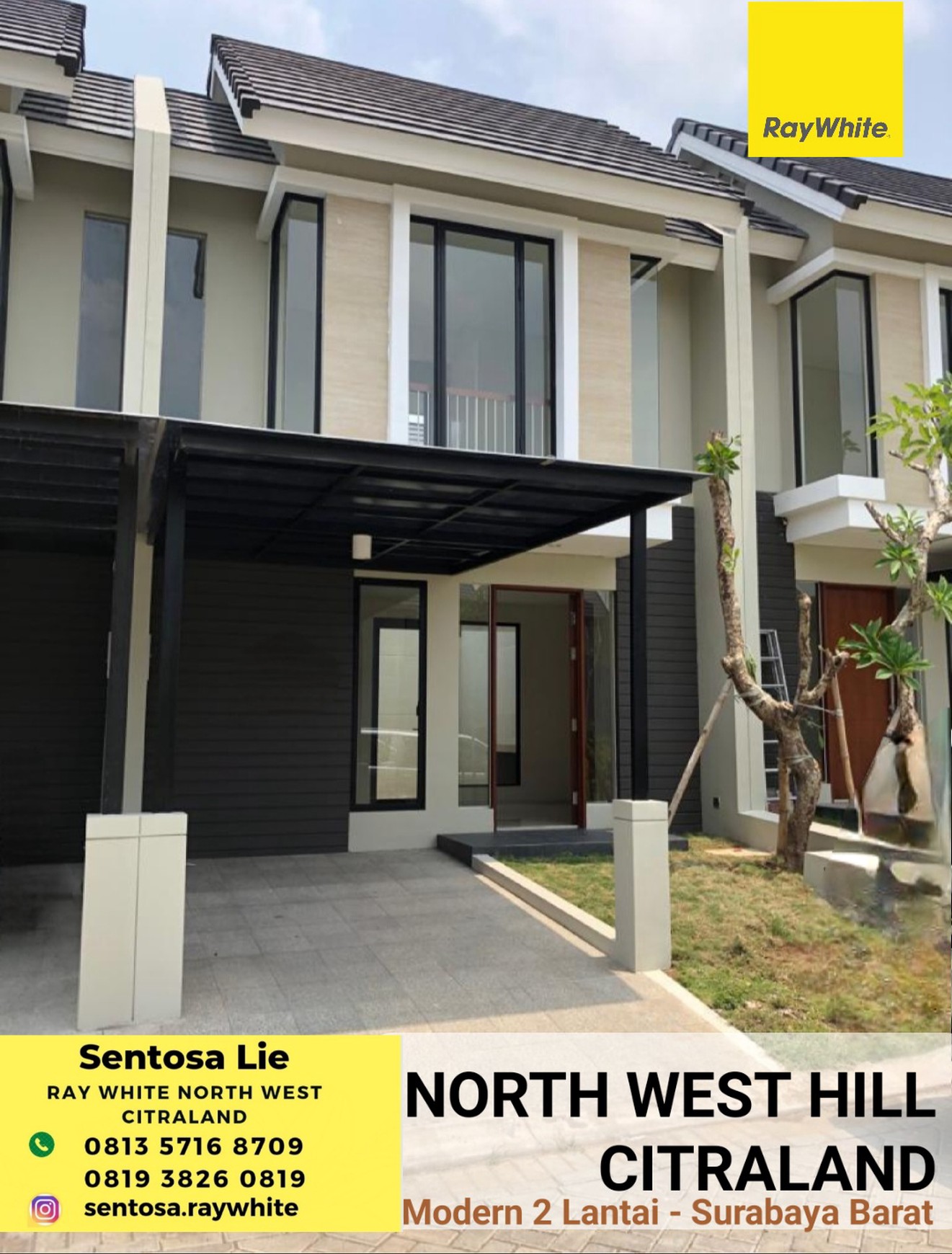 Murah Dijual Rumah Citraland North West Lake - North West Hill Spesial 2 Lantai Dekat Sekolah Citra Berkat , Superindo, Sport Center