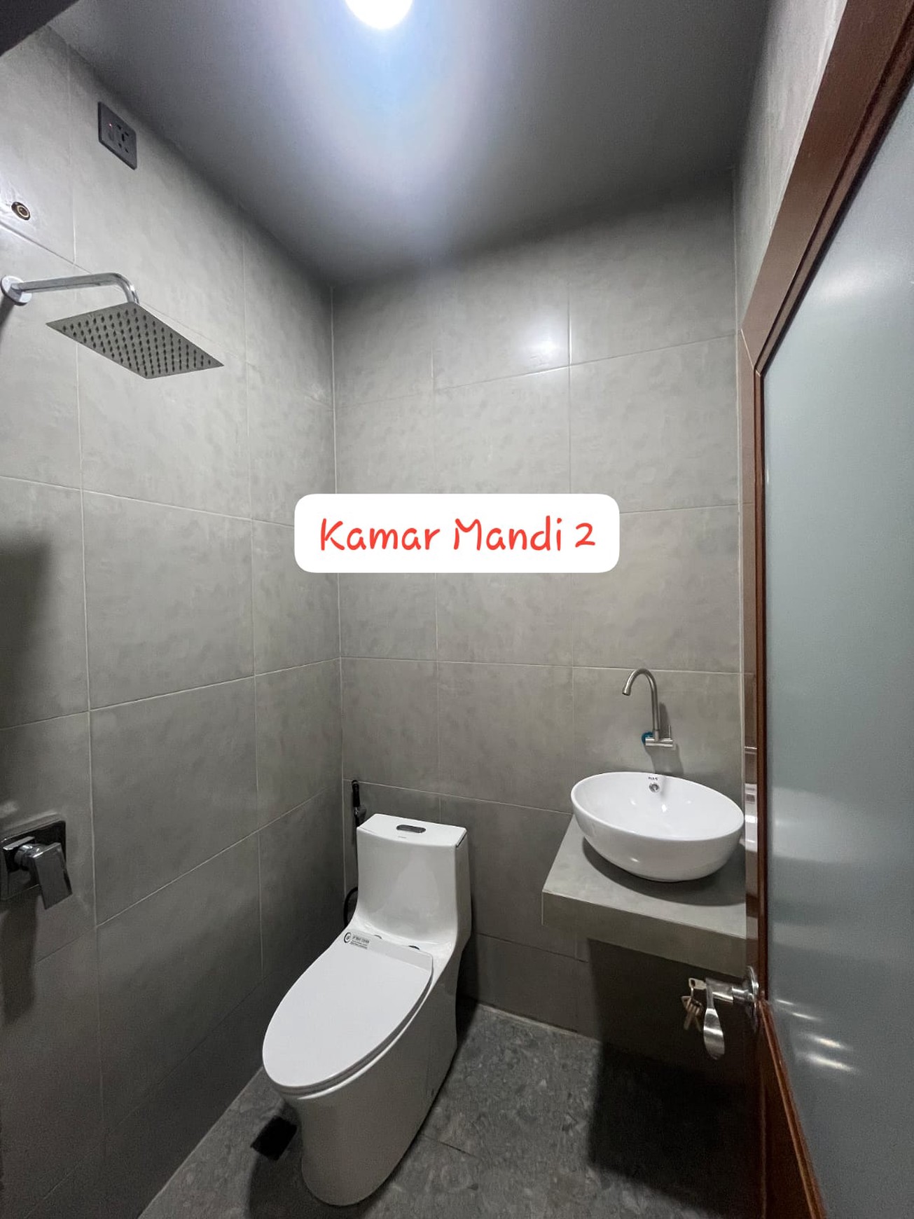 Di Jual Rumah baru 2 lantai, Di Perumahan Bumi Citra Fajar.