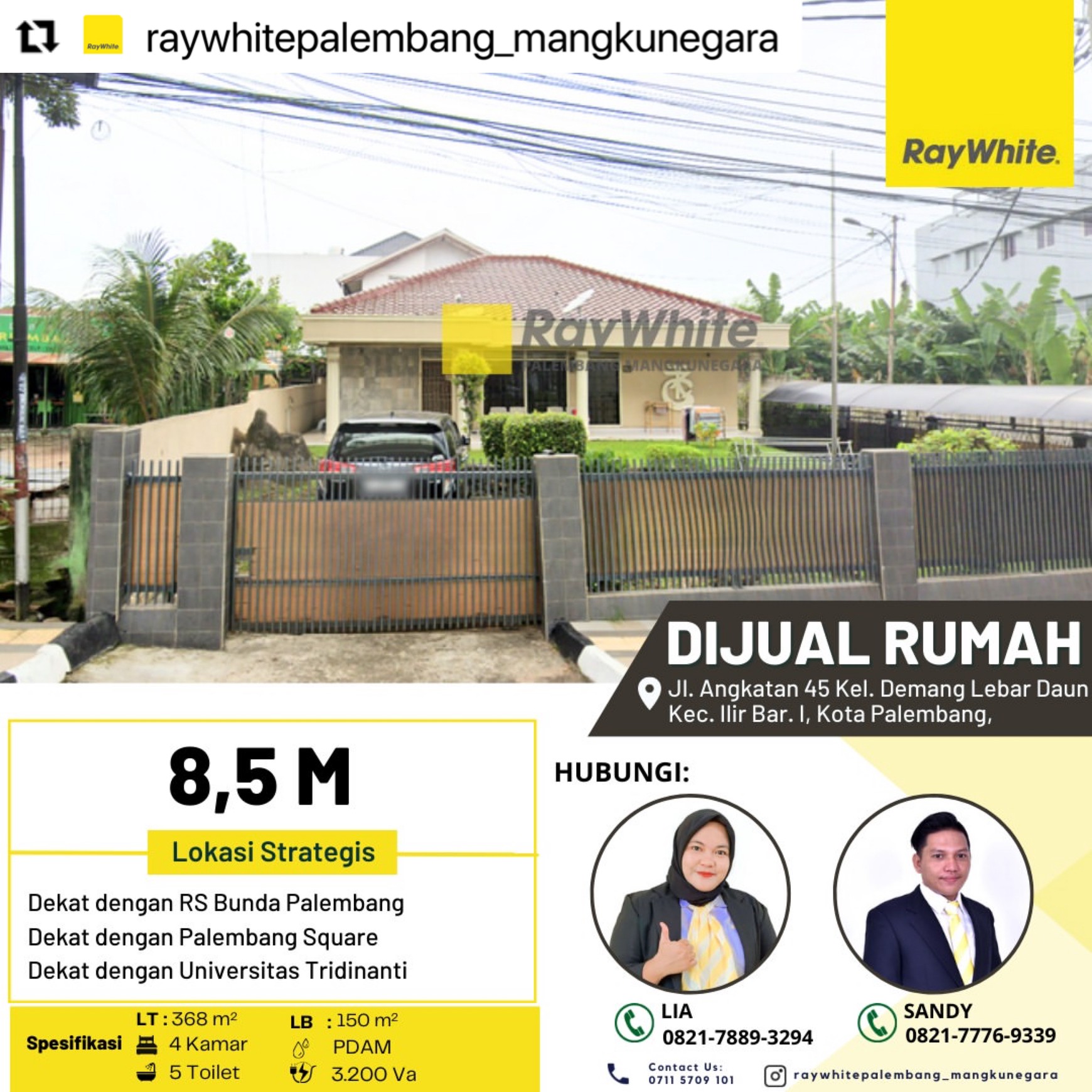 Rumah Hitung Tanah Area Cipete