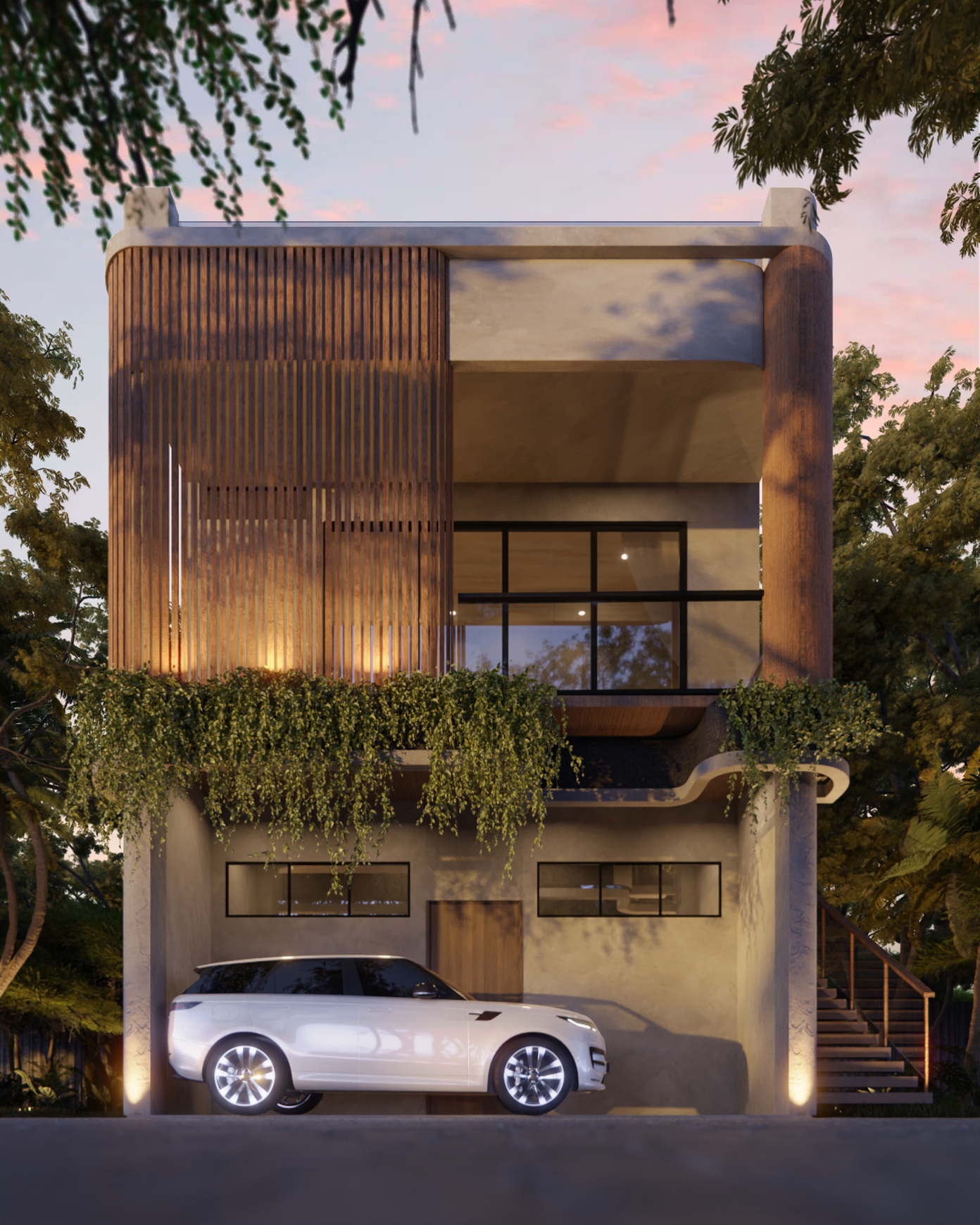 3 Storey Villa with rooftop pool and ocean view full furnish & equipped, 2 pool, 2 living area, 2 kitchen