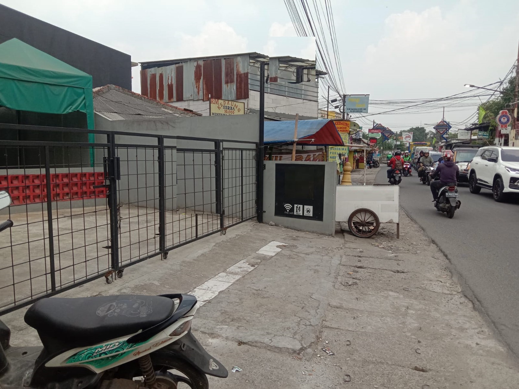 Ruko 1 lantai di jalan utama