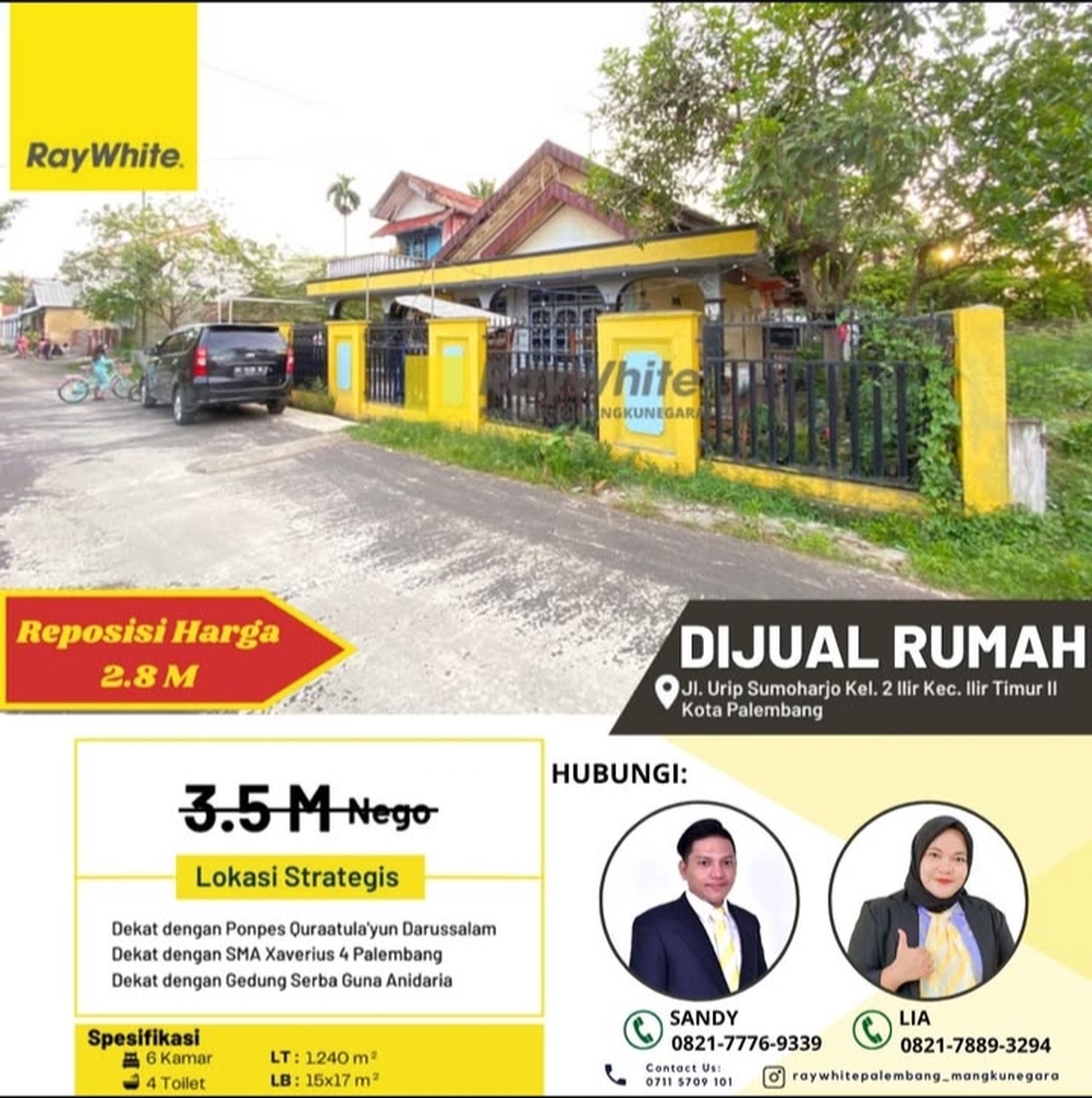 RUMAH MURAH PALEMBANG TENGAH KOTA 