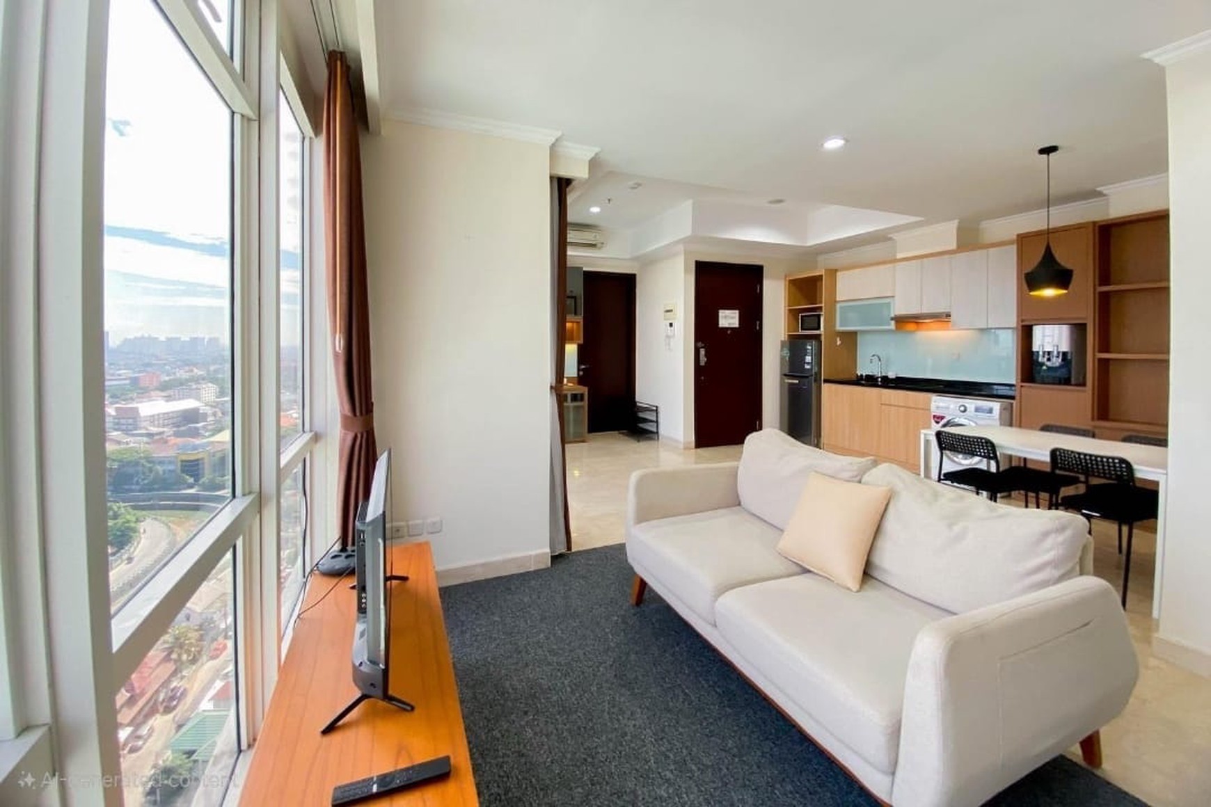 Dijual Apartemen Menteng Park Diamond Semi Furnished - View Monas, Lokasi Strategis di Jakarta Pusat