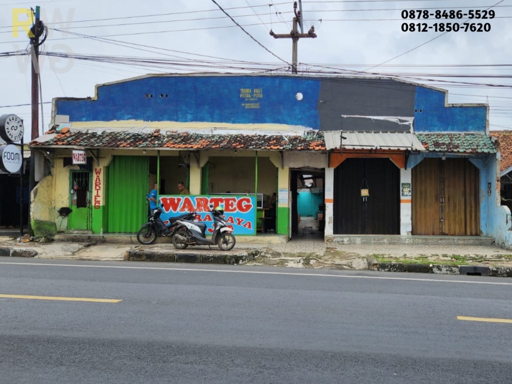 Rumah Dijual di Jalan Raya Cibening Purwakarta - Lokasi Strategis, Ada Kios & Kontrakan Siap Usaha