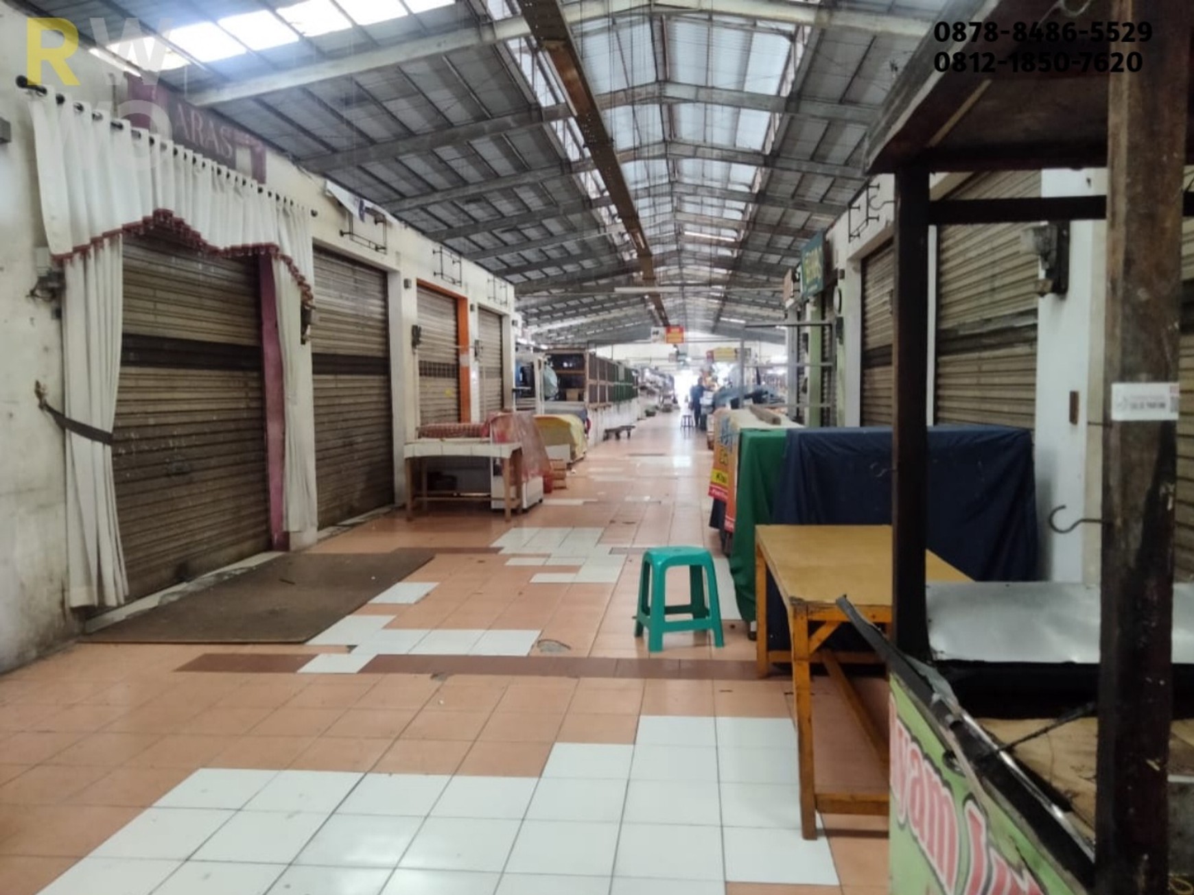 Kios Dijual di Pasar Modern Grand Wisata - Lokasi Strategis, Cocok untuk Usaha Kuliner