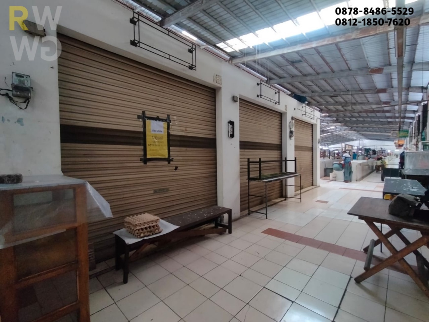 Kios Dijual di Pasar Modern Grand Wisata - Lokasi Strategis, Cocok untuk Usaha Kuliner