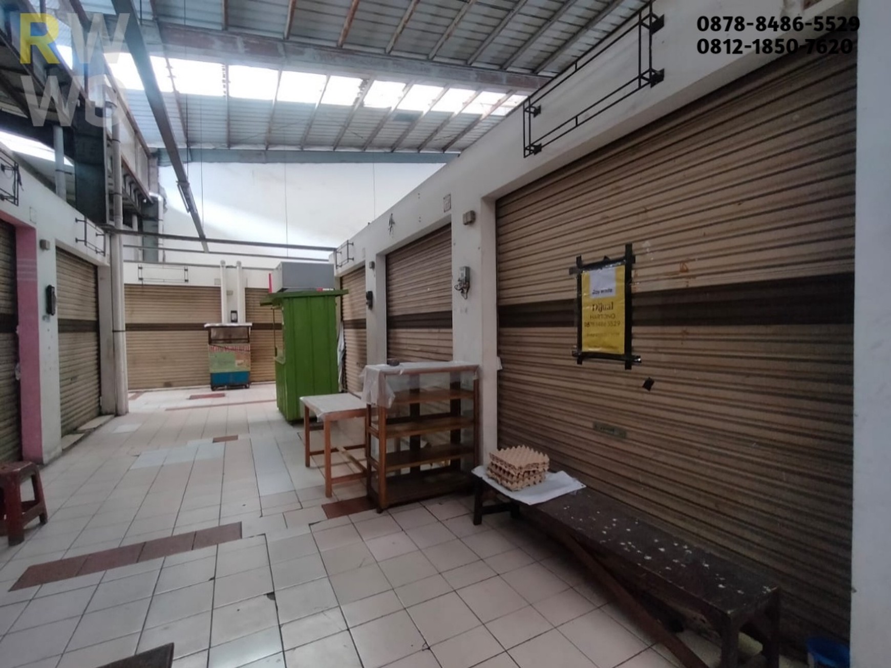 Kios Dijual di Pasar Modern Grand Wisata - Lokasi Strategis, Cocok untuk Usaha Kuliner