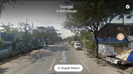 Tanah komersial Lokasi Strategis Raya Dupak Rukun