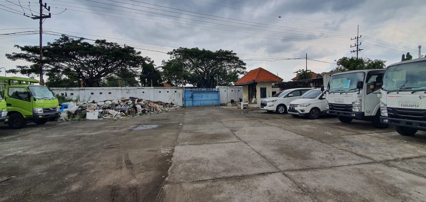 Dijual gudang / workshop siap pakai @ Ponokawan, bypass krian