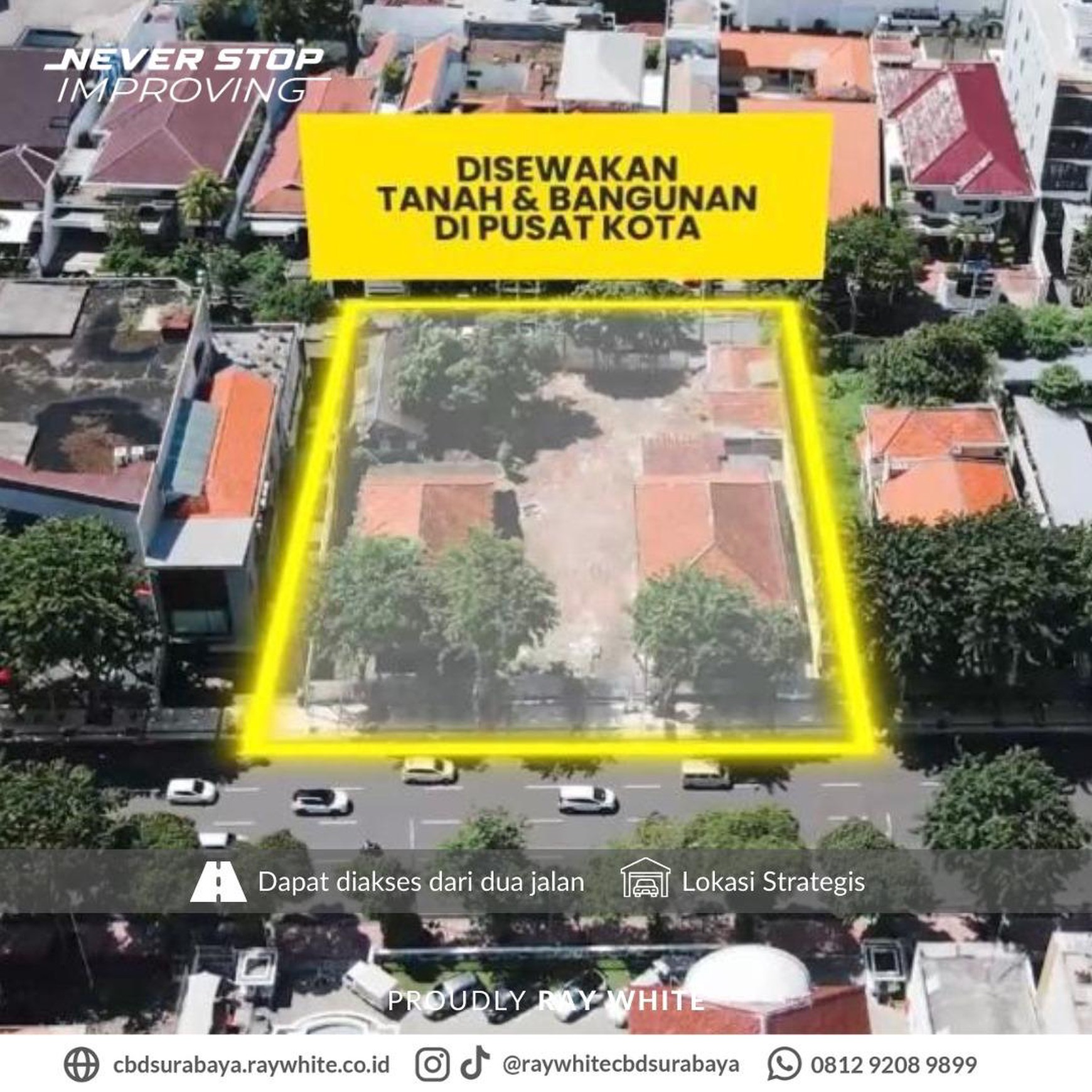 Proeprti Komersial di kawasan  segi tiga mas Surabaya Pusat