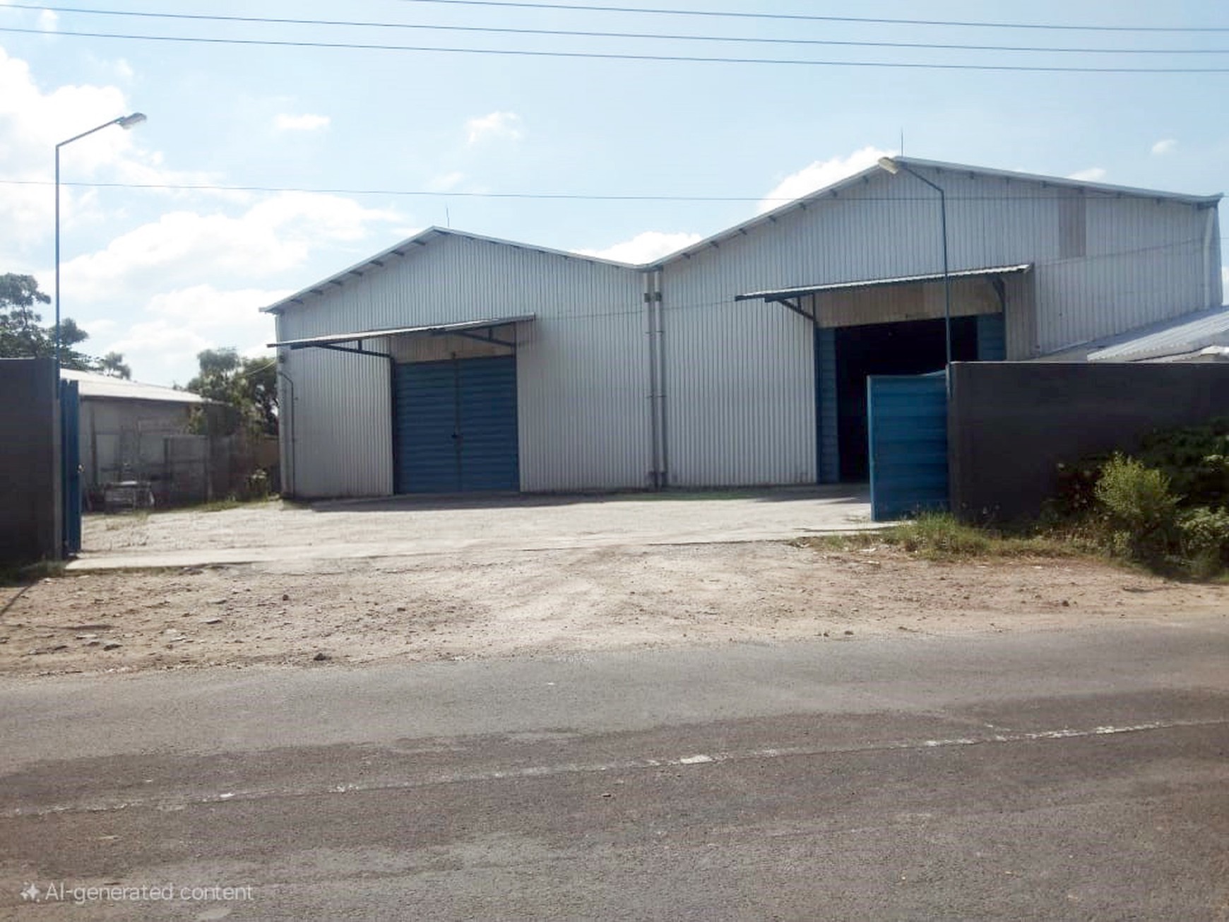 Gudang di Jl. Raya Kertosono, Desa Kertosono, Kec. Sidayu -Gresik dengan lokasi sangat strategis bisa akses mobil simpangan ( Tronton )