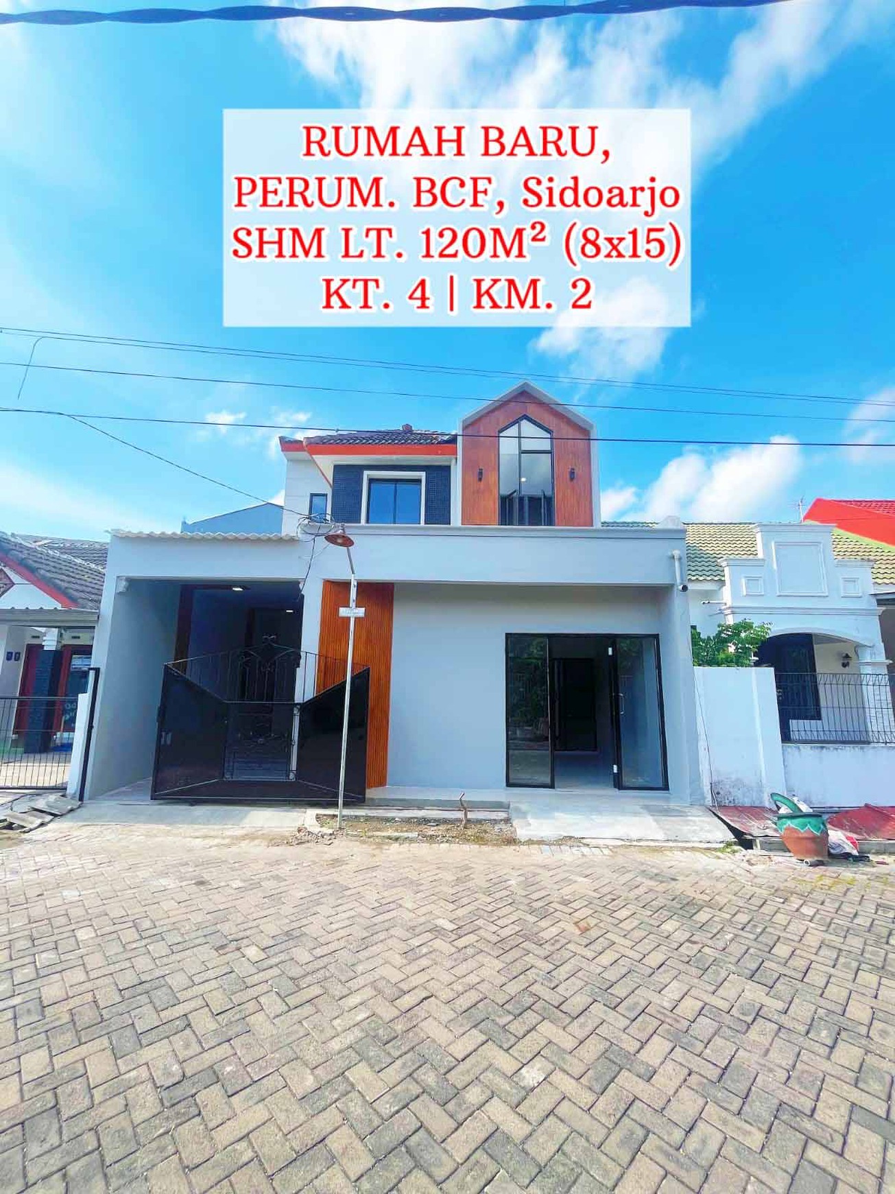 Rumah Baru 2 lantai di Perumahan Bumi Citra Fajar SIAP HUNI - CT -
