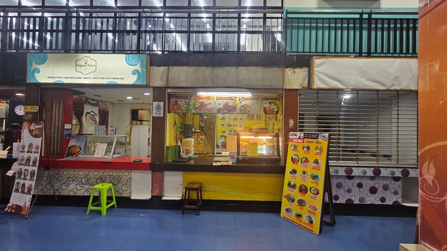 Detos kios foodcourt lantai 2 jual cepat