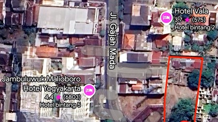 Tanah 1.450 Meter Persegi Dekat Hotel Jambu Luwuk Dan RS Bethesda Lempuyangan Yogyakarta