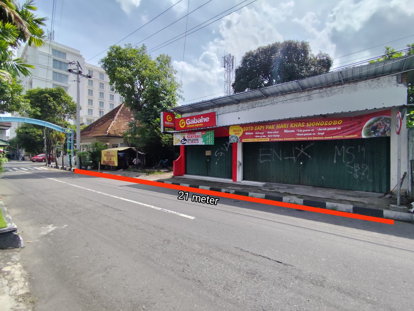 Tanah 1.450 Meter Persegi Dekat Hotel Jambu Luwuk Dan RS Bethesda Lempuyangan Yogyakarta