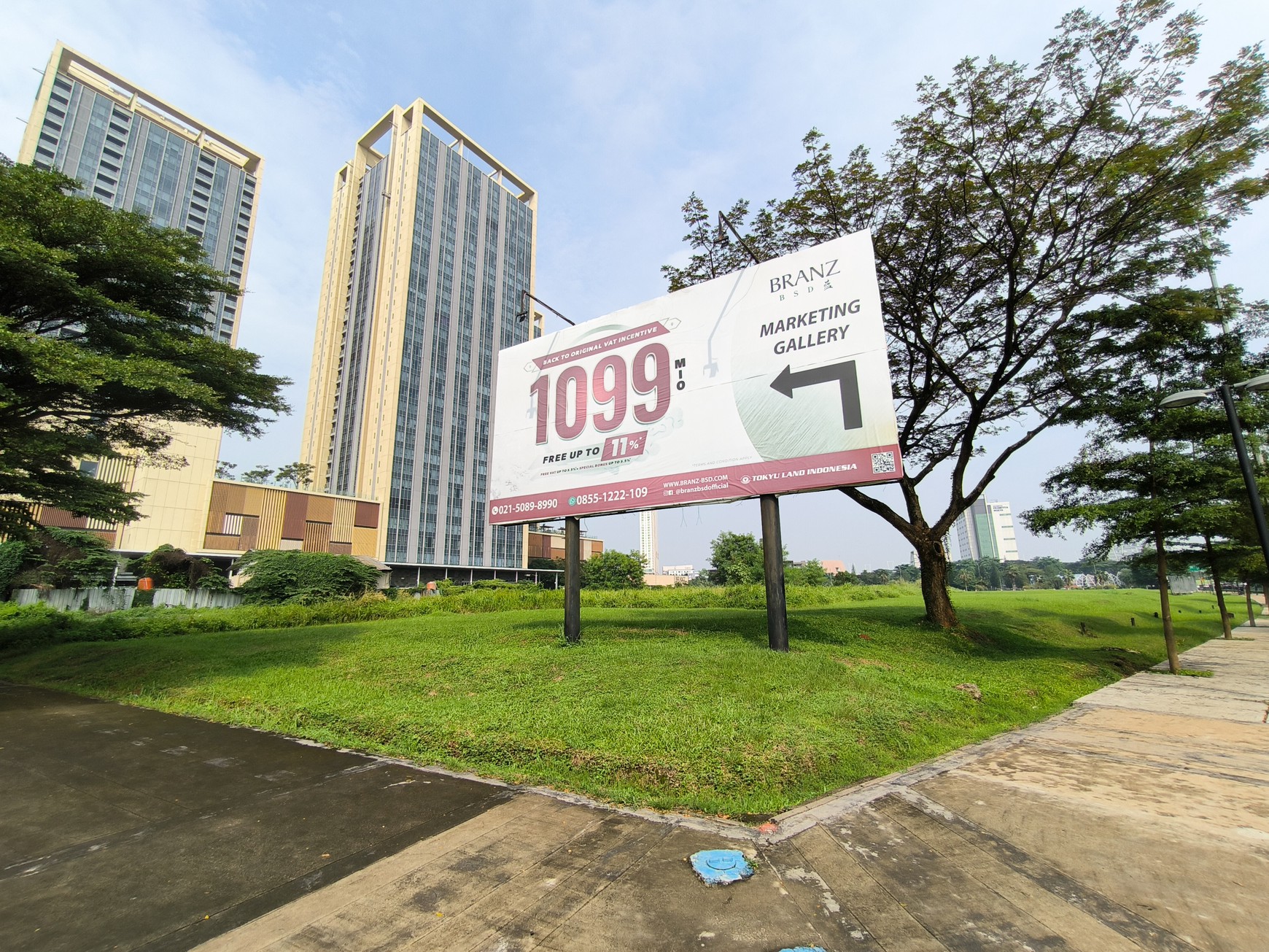 Dijual Kavling Komersial Seluas 2,4 Ha Di Pinggir Jalan Utama BSD