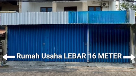 Disewakan Rumah Usaha Raya Rungkut Mapan - Nol Jalan Raya Kembar Komersial Area Cocok Buat Segala Usaha