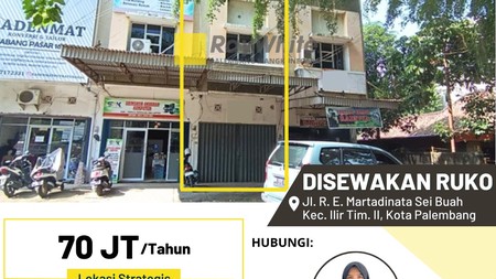 ruko sewa srategis palembang