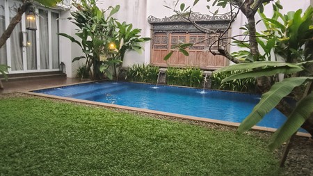 Rumah Bagus Siap Huni dgn Pool dan Asri di Cikini, Bintaro Jaya Sektor 7