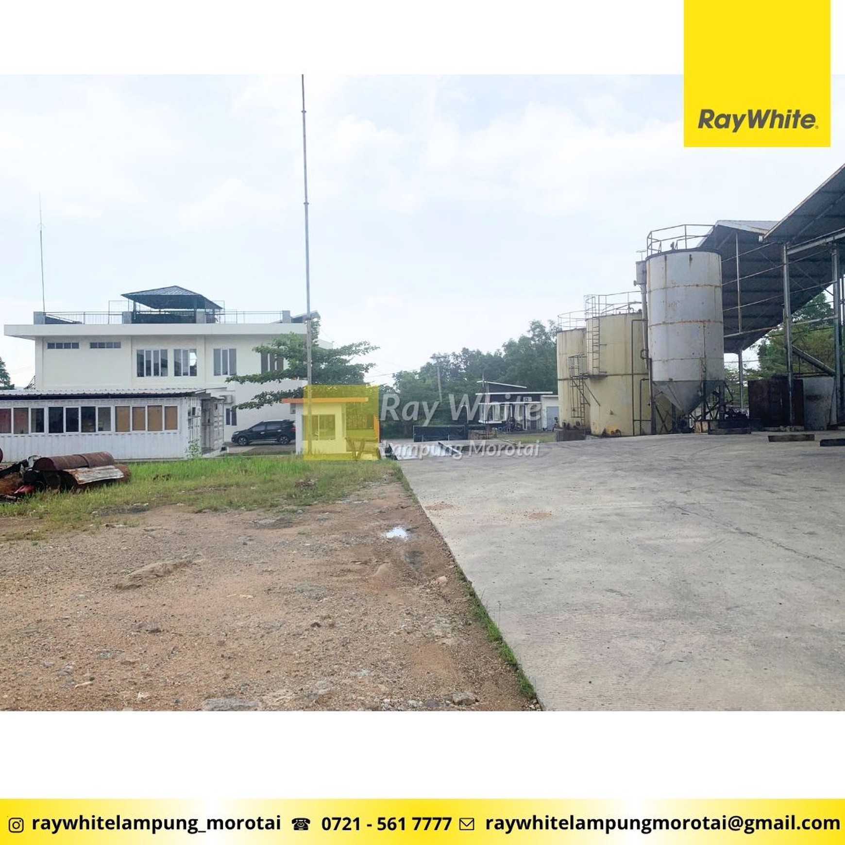 Dijual Gudang,Kantor dan Tangki Bandar Lampung